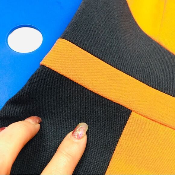 Jay Godfrey Color Block Sheath Mini Dress - Picture 9 of 10